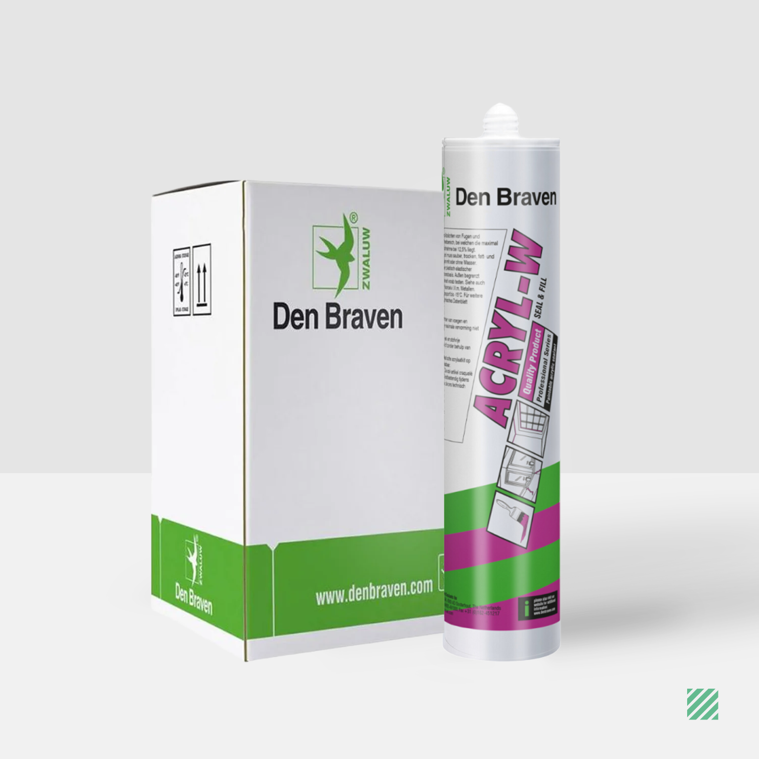Den Braven Zwaluw Acryl-W 310ml Wit
