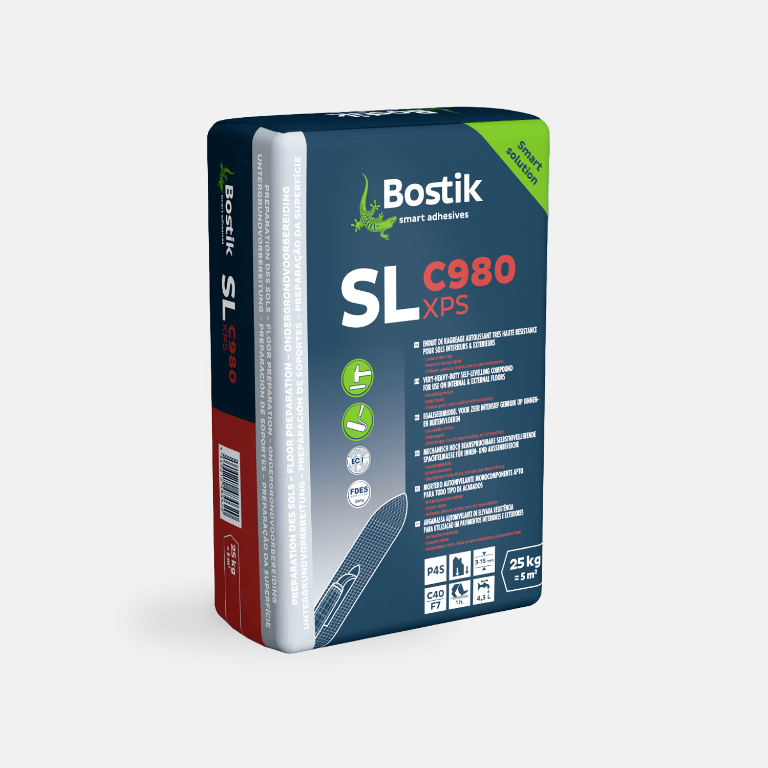 Bostik SL C980 XPS Industriële Egaline 25 KG (3-15 mm)
