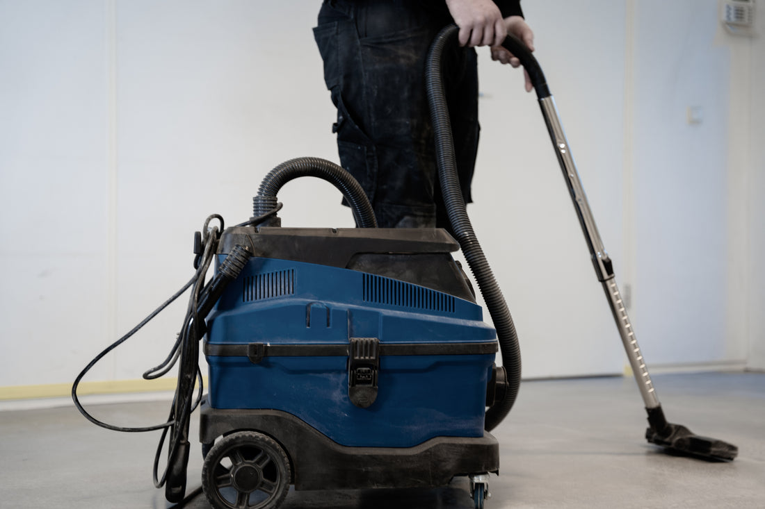 Stofvrij maken van de vloer