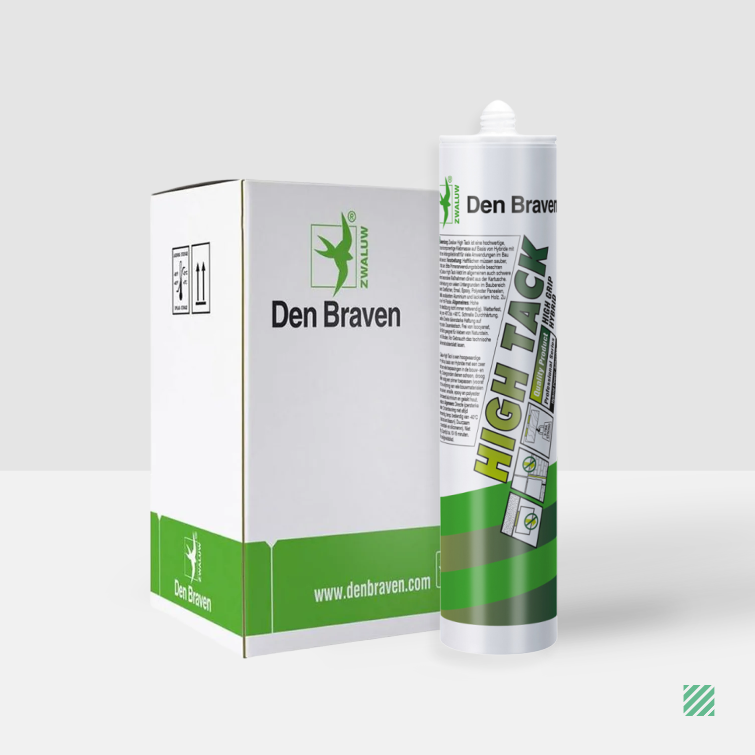 Den Braven Zwaluw High Tack 290ML Wit
