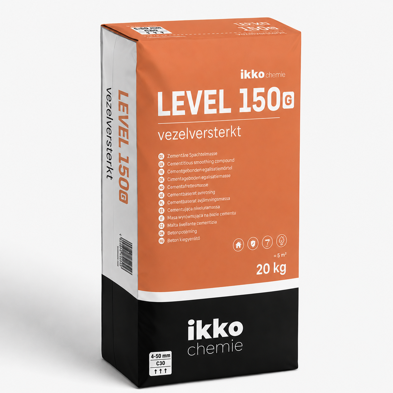 IKKO Level 150G Vezelversterkt Egaline 20 KG (4-50mm)