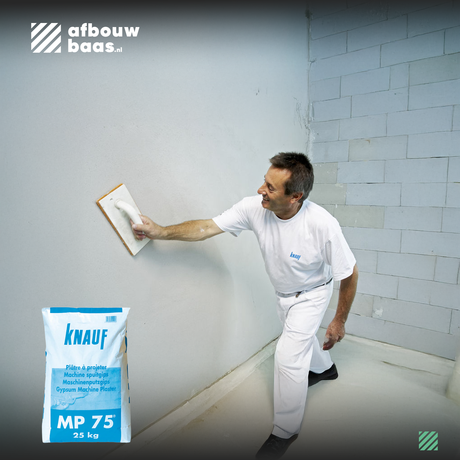 Knauf MP75 machinepleister 25kg