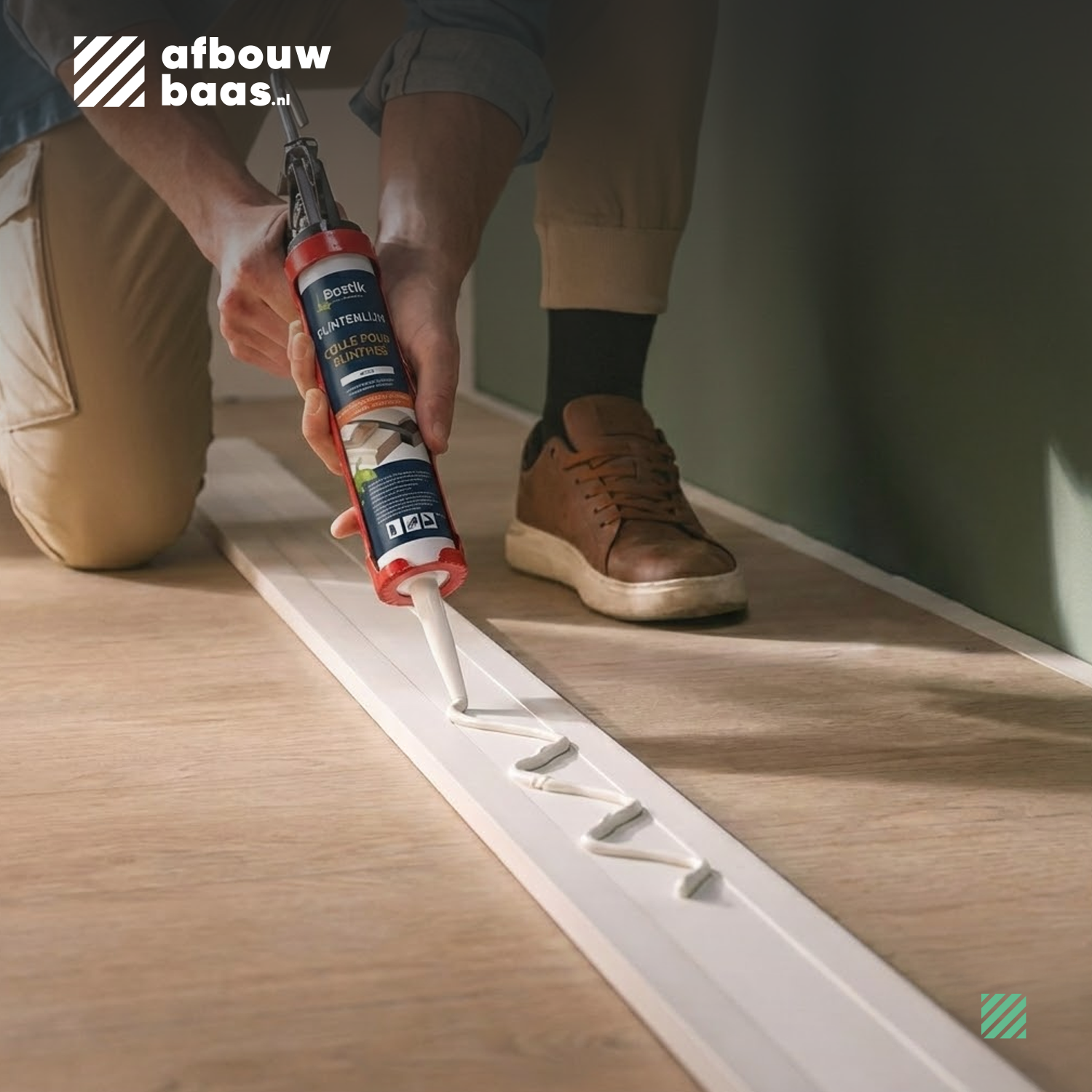 Bostik Plintenlijm Kit 290ml Wit Koker