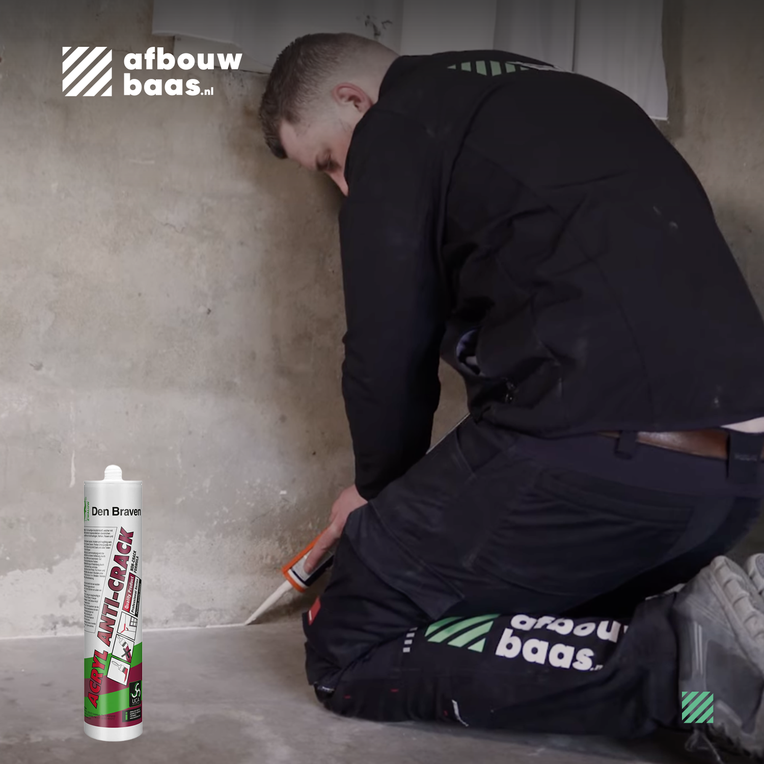 Den Braven Zwaluw Acrylaatkit Anti-Crack 310ml Wit