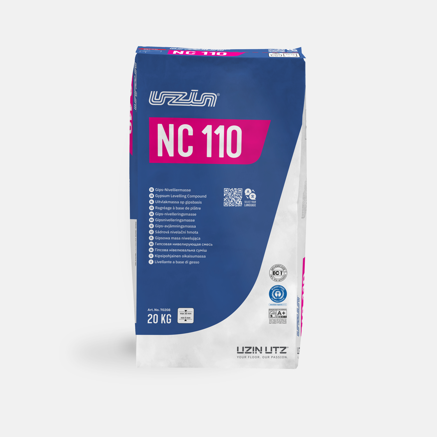 UZIN NC 110 Gipsgebonden (Anhydriet) Egaline 20 kg