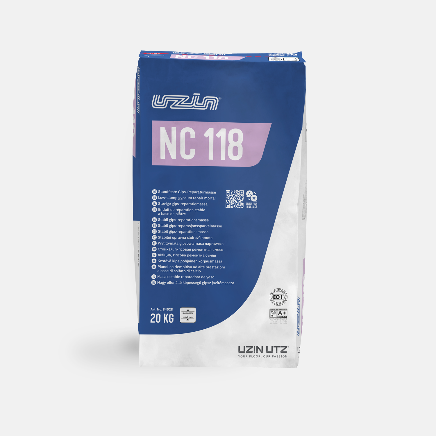 UZIN NC 118 Uitvlakmortel Gipsbasis 20kg