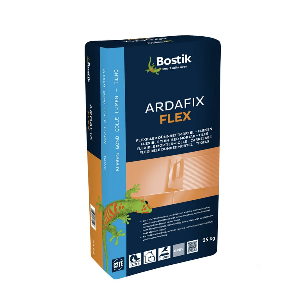 Maladroit systeem Uitgaan van Bostik Ardafix Flex tegellijm 25 kg (C2TE) - De Afbouwbaas